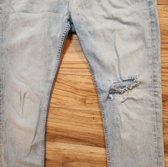 Allsaints Cigarette Jeans Stretch Slim Skinny Distressed Mens Size W33 - Picture 5 of 9
